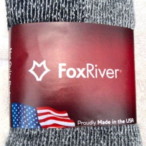 Socks . Wool Heavyweight Mid-Calf Boot . Large . (2 Pac) #6600L Fox River - Picture 3 of 6